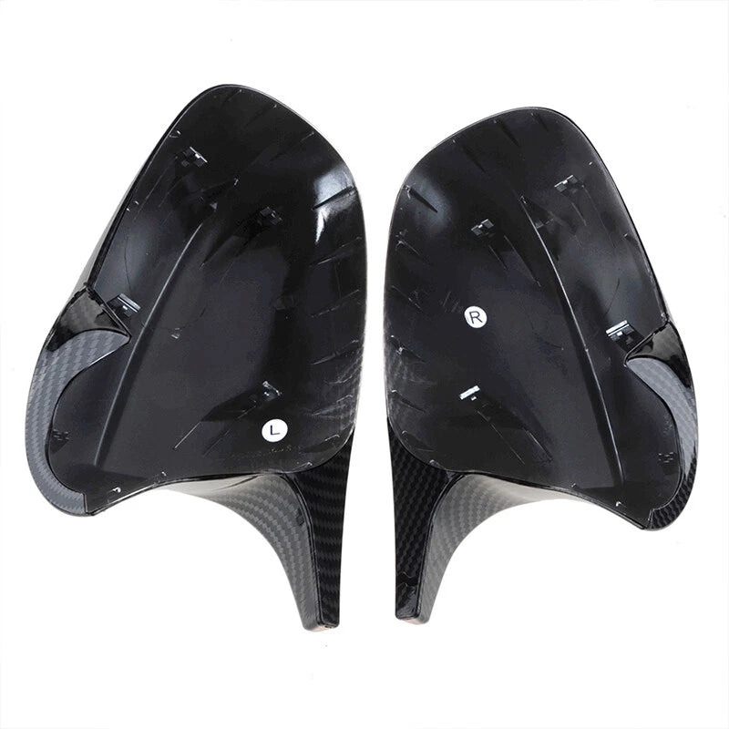 M3 Style Carbon Fiber Side Mirror Cover Caps for BMW E90 E92 E93 (2007-2013)