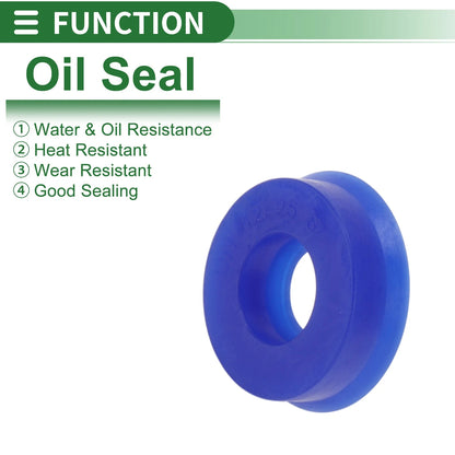 Oil Seal Seal Ring Rotary Shaft Seal TPU 12x25x8mm 10 Pcs