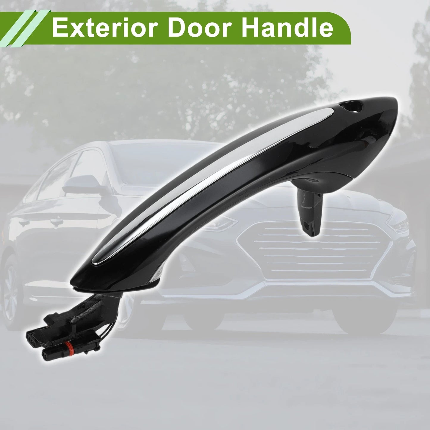 Exterior Door Handle for BMW F07 (2010-2017) Silver Black Left