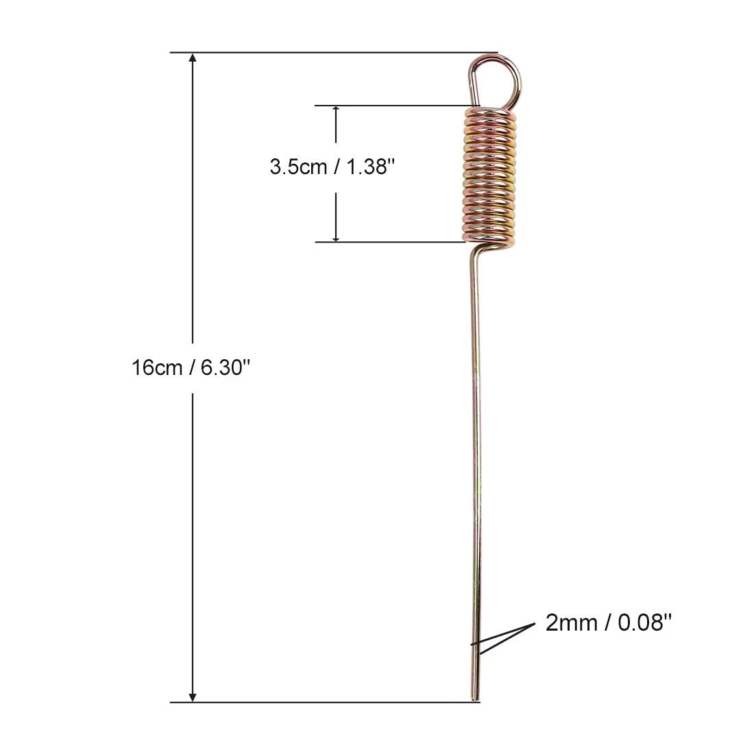 16cm Stand Bracket Kickstand Modified Return Spring 2 x for Motorcycle