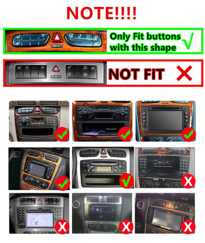 7'' Stereo Radio Navi for Mercedes-Benz Viano Vito Vaneo C209 W209 (2003-2014)