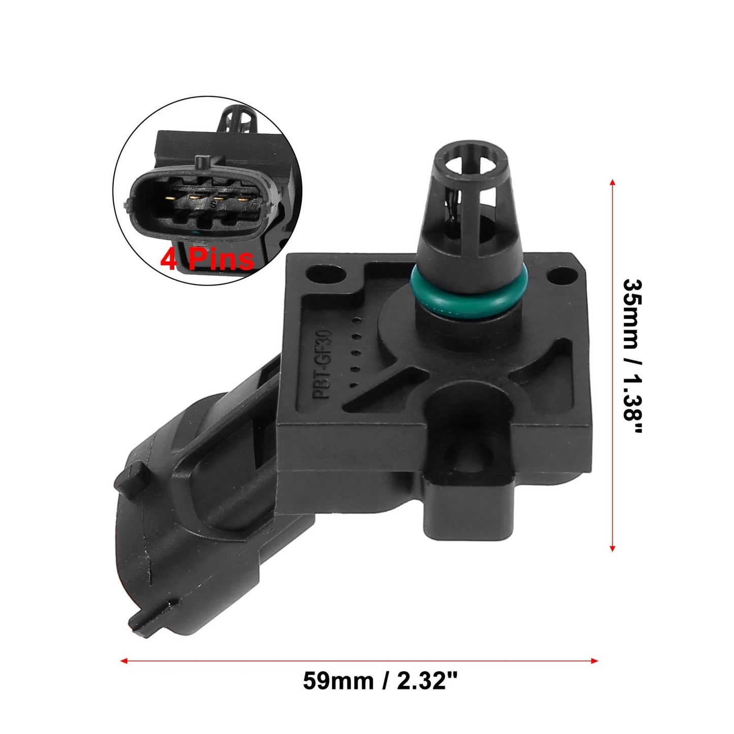 MAP Manifold Absolute Pressure Sensor for Volvo C30 V50 V70 XC90 (2007-2016)