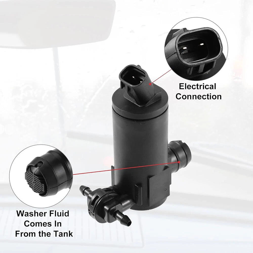 Windshield Washer Pump for Toyota RAV4, C-HR, Corolla, Highlander, Lexus