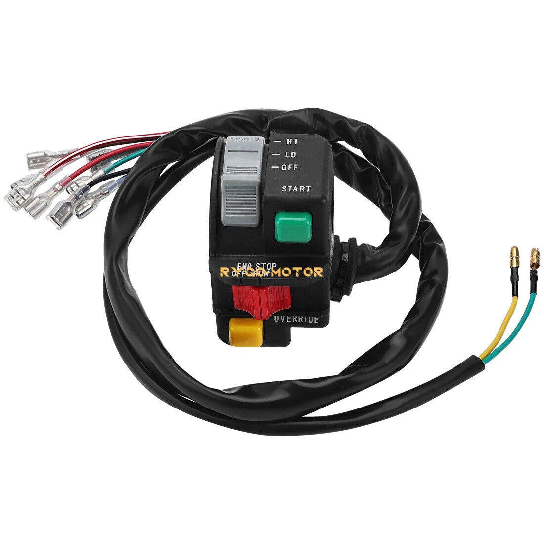 Left Handlebar Switch Start Stop Override Headlight for Polaris Sportsman 335