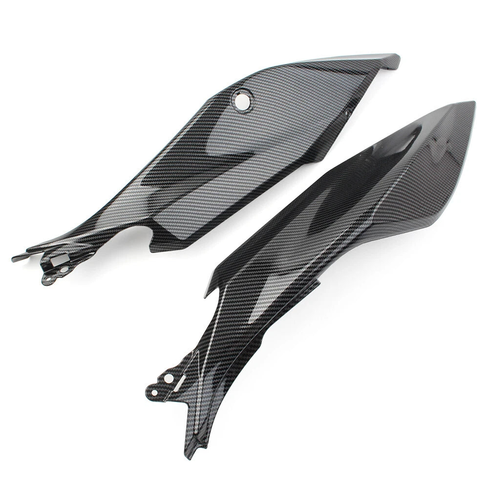 Carbon Fiber Rear Seat Side Fairing Cowl Panel for Kawasaki Ninja 400 (2018-2020)