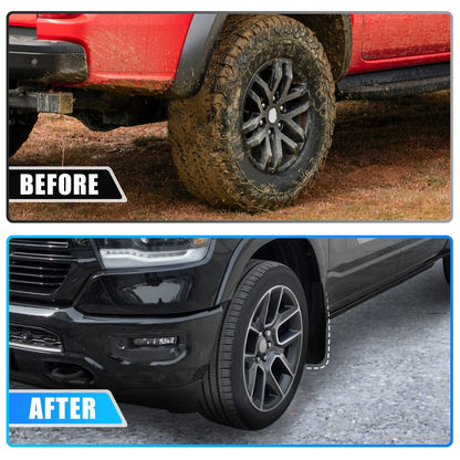 Set Liners Front and Rear Mud Guards for Dodge Ram 2500-3500