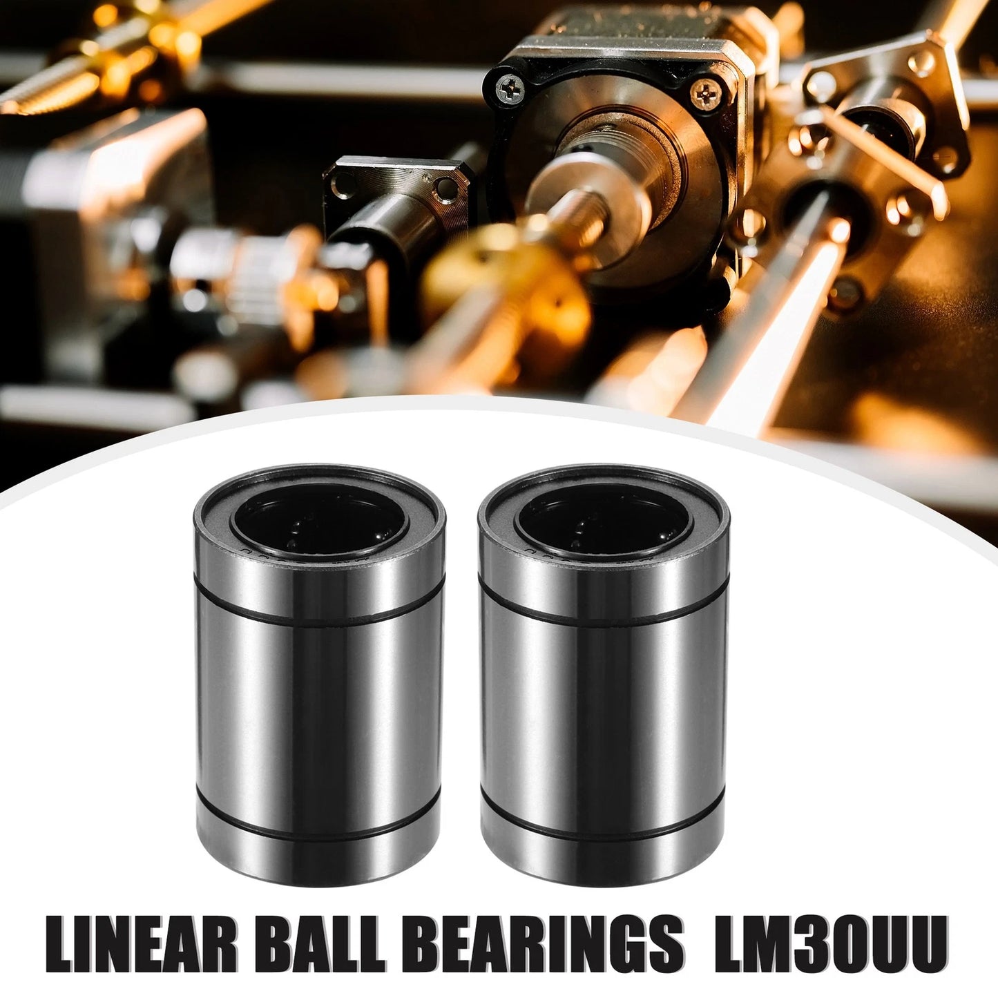 2 x 30mm IDx45mm ODx64mm Length Car Linear Ball Bearings for Car
