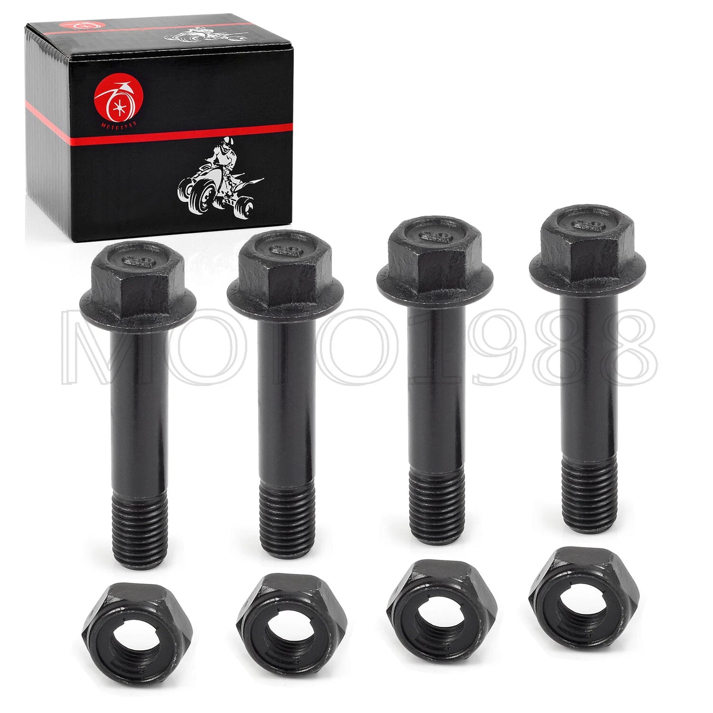 4X Shock Bolt & Lock Nut for YAMAHA Banshee Warrior Wolverine 350 (1987–2006)