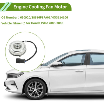 Radiator Fan Motor for Honda Pilot (2003-2008) - 1 x Quality Replacement