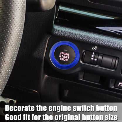 Blue Engine Start Stop Button Cover for Toyota 80 Series (1990-1997)