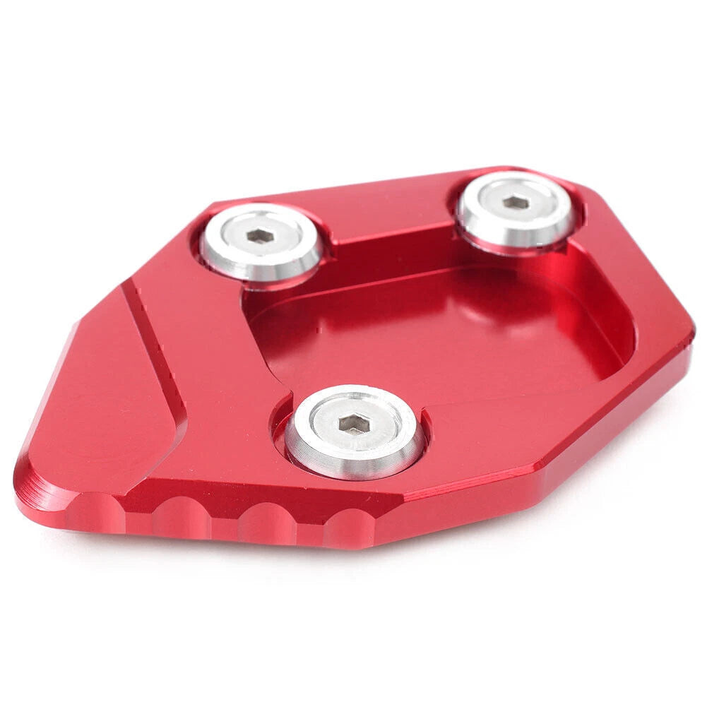 CNC Side Kickstand Extension Pad Red for Honda CBR600RR (2007-2015)