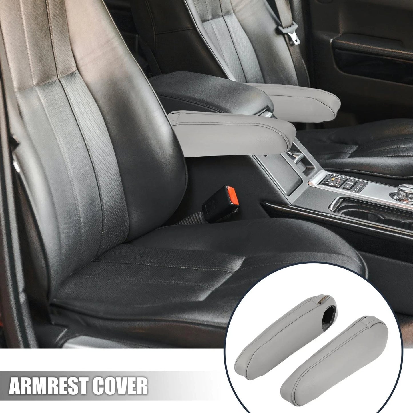Pair Car Front Seat Armrest Cover for Toyota Sienna (2011–2017)