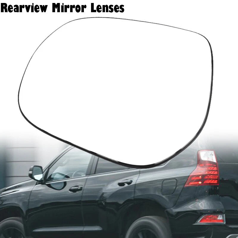 Heated Left Side View Mirror Glass for Lexus GX460 LX570 (2010-2019, 2008-2015)