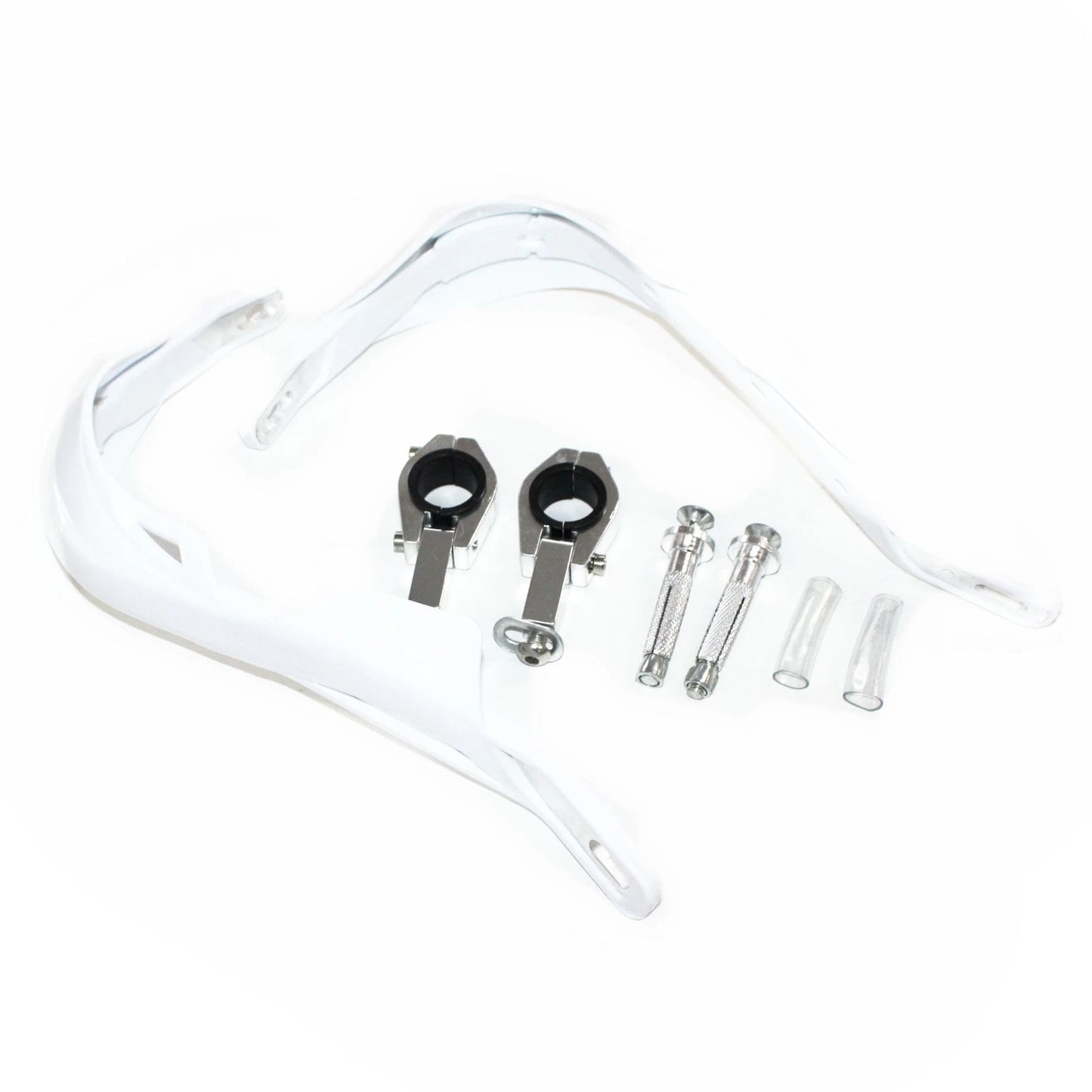 28mm Heavy Duty White Alloy Handle Bar Hand Guards for PIT PRO Trail Quad Bike