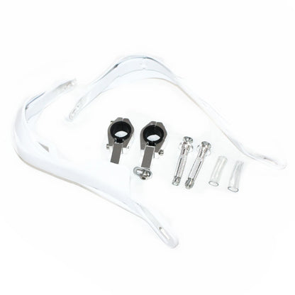28mm Heavy Duty White Alloy Handle Bar Hand Guards for PIT PRO Trail Quad Bike