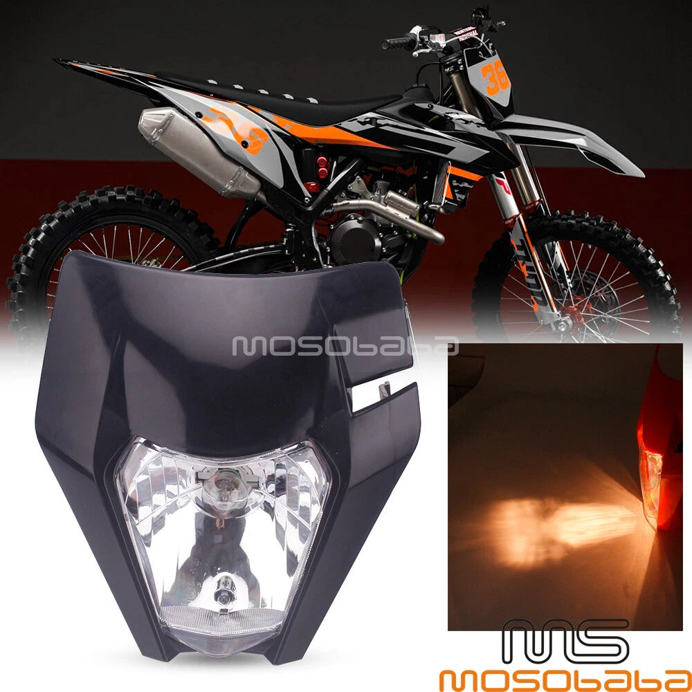 Universal Headlight Fog Light for Dual Sport Motorcycles & Dirt Bikes