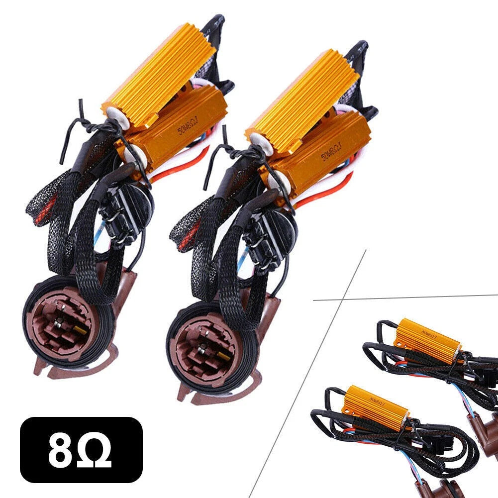 3157 LED Turn Signal Load Resistor Adapter for Front Lights - Compatible with Many Models