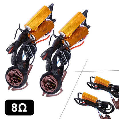 3157 LED Turn Signal Load Resistor Adapter for Front Lights - Compatible with Many Models