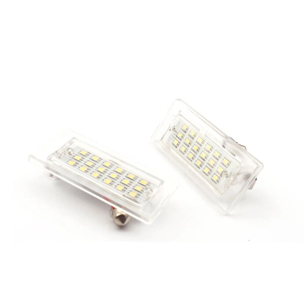 2 x Error Free LED License Plate Lights for BMW X5 E53, X3 E83 (2003-2009)
