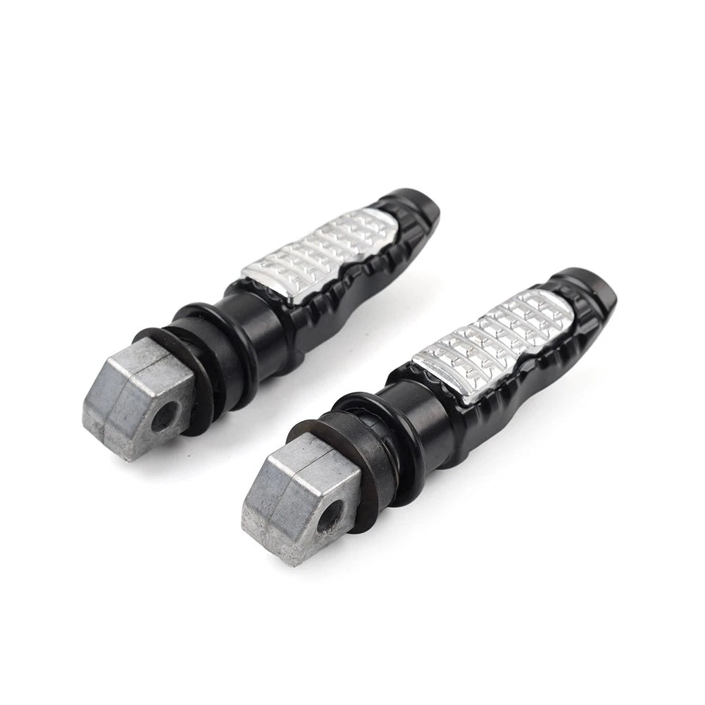 8MM Universal Motorcycle Rear Foot Pegs for Harley & Honda