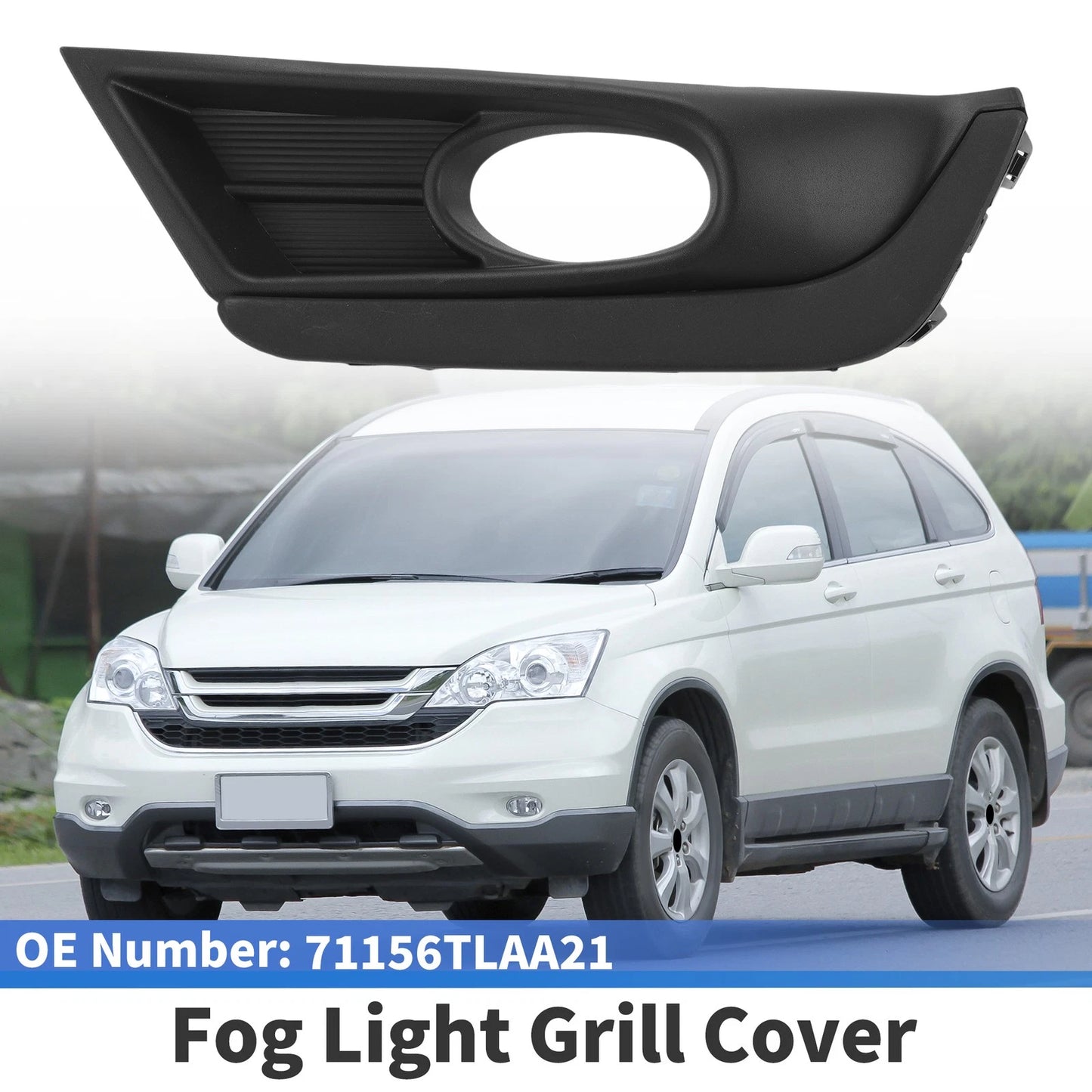 Front Left Fog Light Grill for Honda CR-V (2017-2019)
