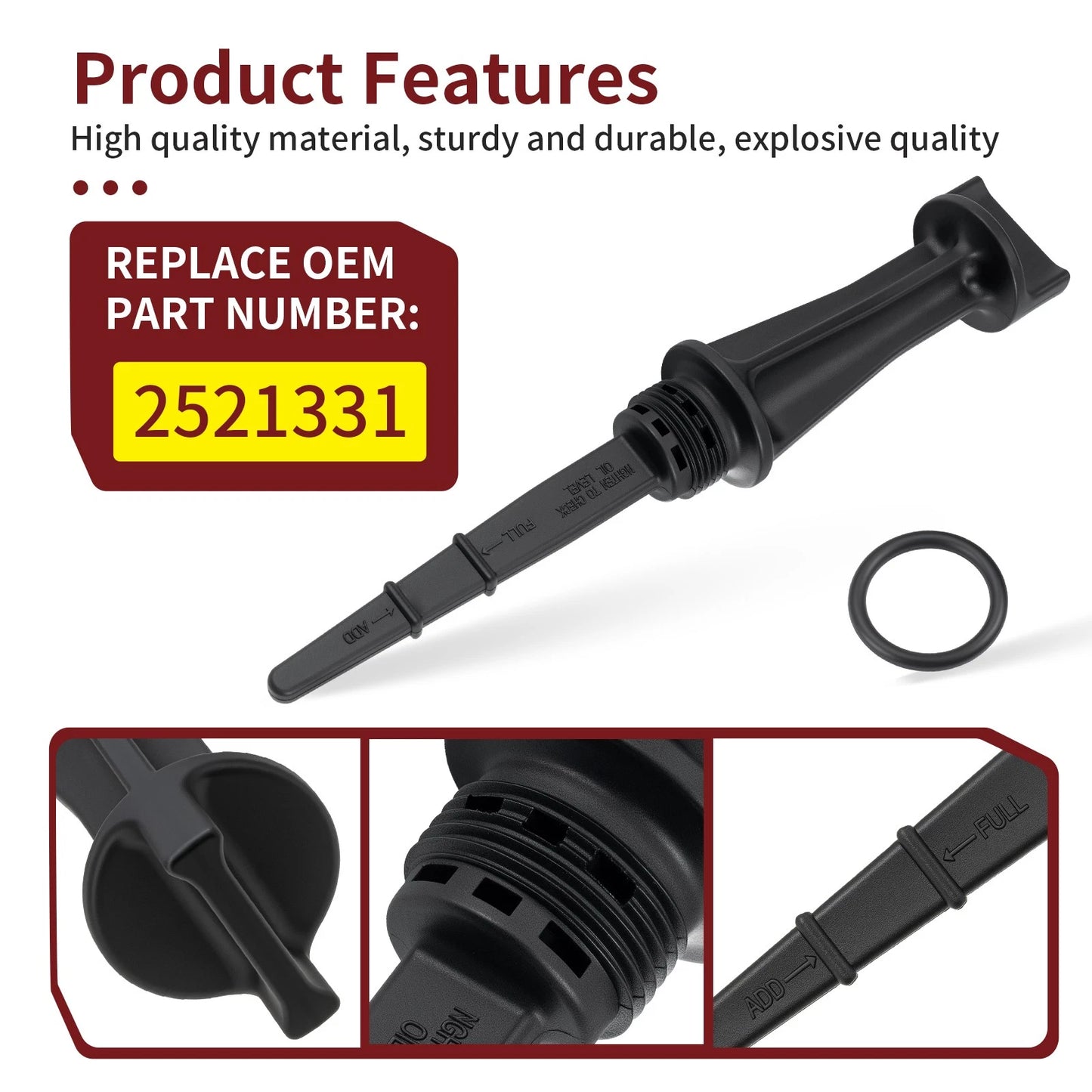 Oil Fill Dipstick for Polaris Sportsman 450 HO (2016–2025)