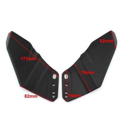 Winglet Aerodynamic Spoiler Kit Matte Black for Ducati, Honda, Suzuki, Yamaha
