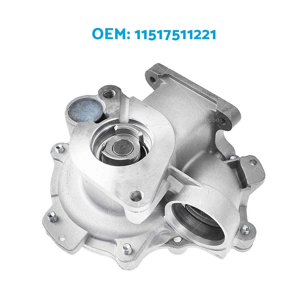 Water Pump w/ Seal for BMW E46 E90 E91 E83 E88 318i 316i 320i 118i 120i (2000-2013)