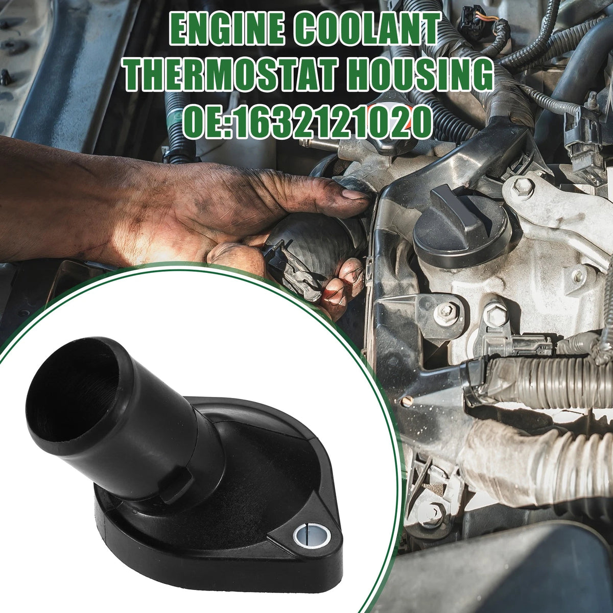 Engine Coolant Thermostat Housing for Toyota Yaris 1.5L L4 (2006-2011)