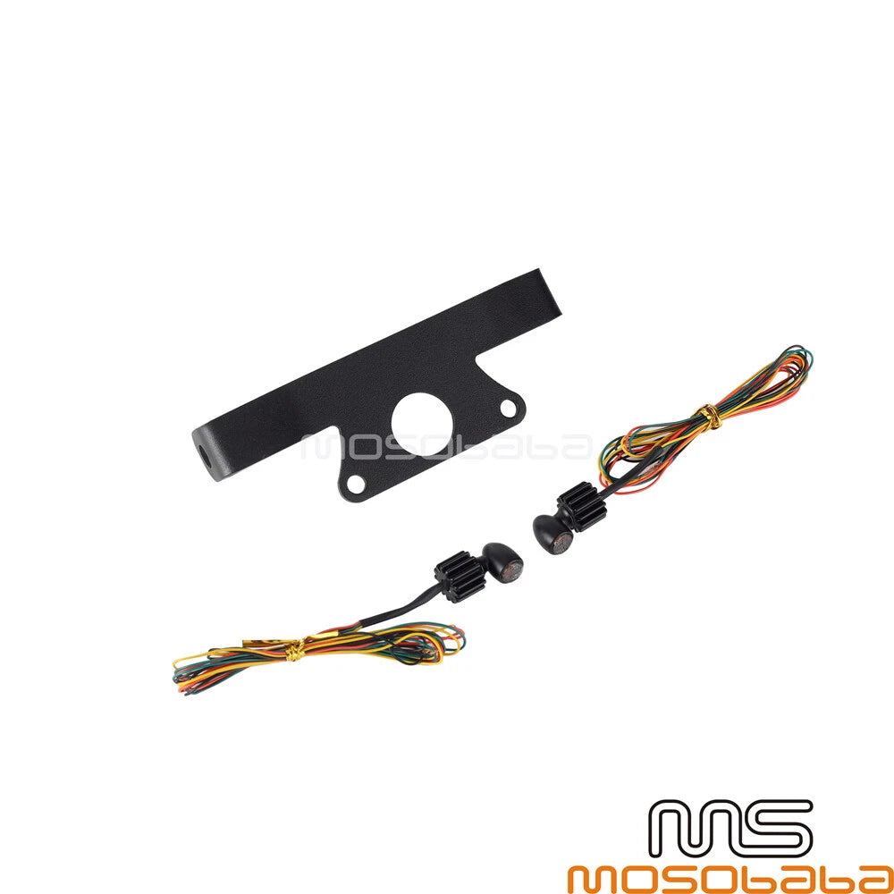 12V Mini Rear LED Turn Signal Tail Light w/Bracket for Harley Sportster (2021-2023)