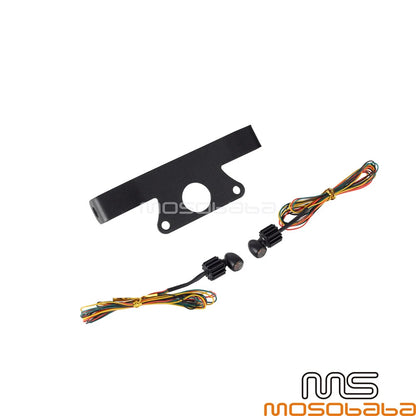 12V Mini Rear LED Turn Signal Tail Light w/Bracket for Harley Sportster (2021-2023)