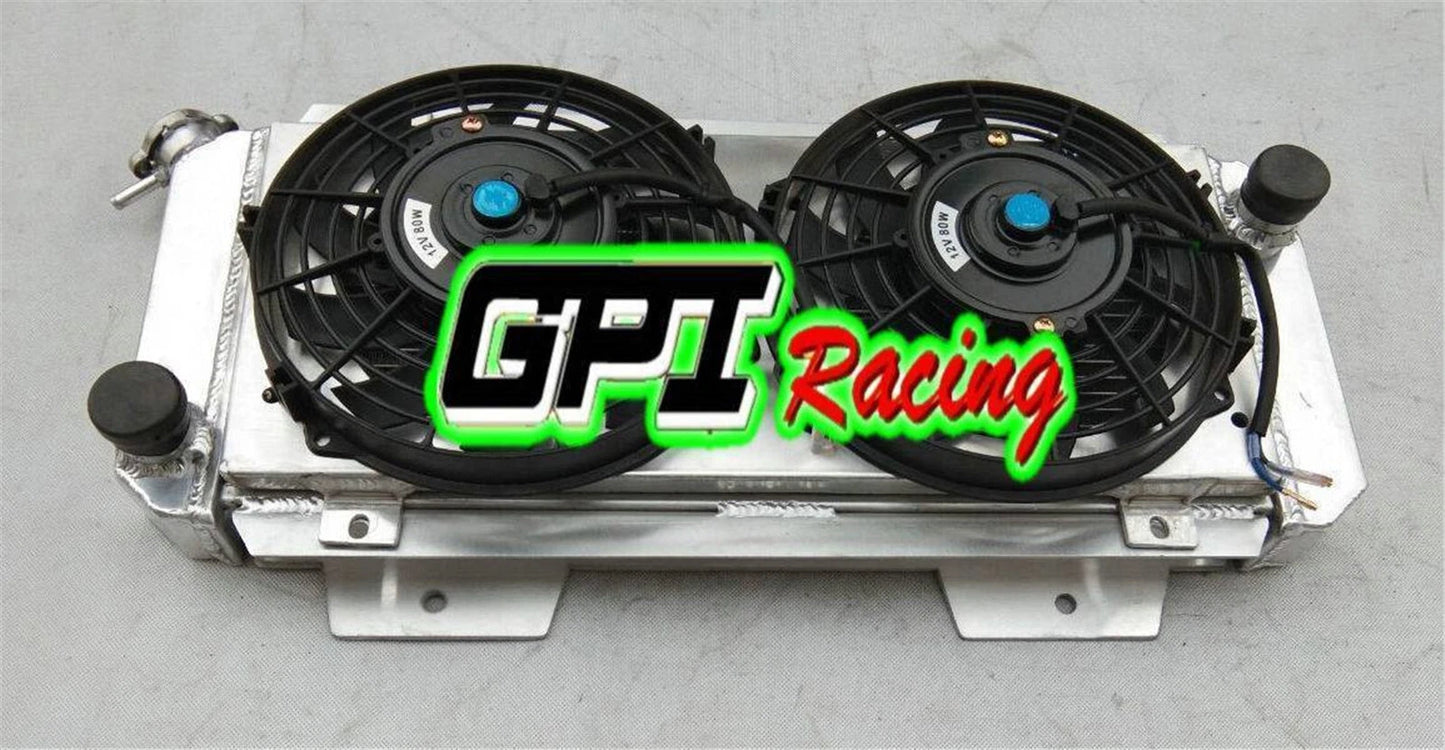 42MM Aluminum Radiator + Shroud + Fan for Ford Fiesta I MK1 (1976-1983)
