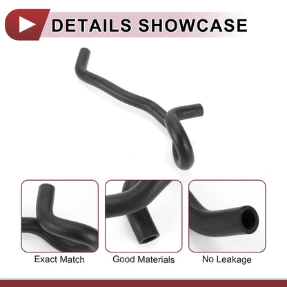 Heater Hose for Honda Accord 2.3L (1998-2002) Rubber Black 1 x