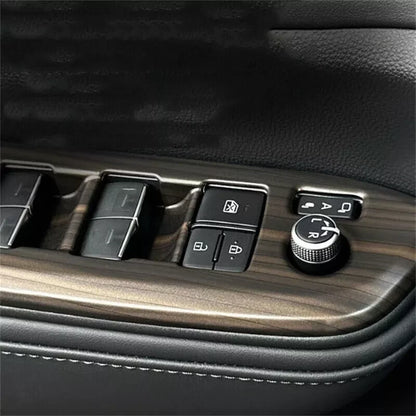 Wood Grain Window Lift Switch Panel Cover Trim for Toyota Crown (2023–2025)