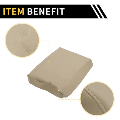 Center Console Lid Armrest Cover for Ford F-150 (Beige)