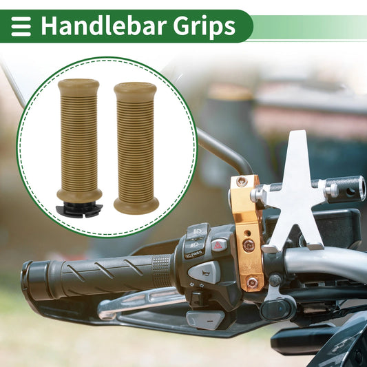 7/8" 22mm / Hand Grips Cover TPU Khaki for Motorcycle