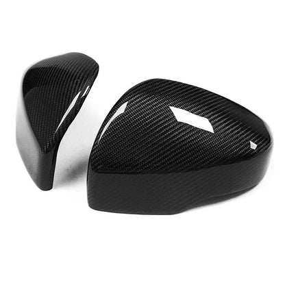 Carbon Fiber Wing Rearview Mirror Cover Trim Fit For Subaru XV 2018-2023