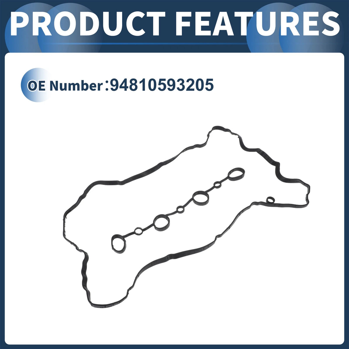 Valve Cover Gasket Set for Cylinder Head Valve Seal Gasket