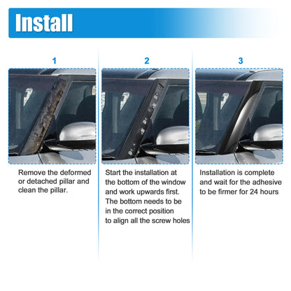 Windshield A-Pillar Trim Panel for Kia Soul (2010-2013)  Left Right