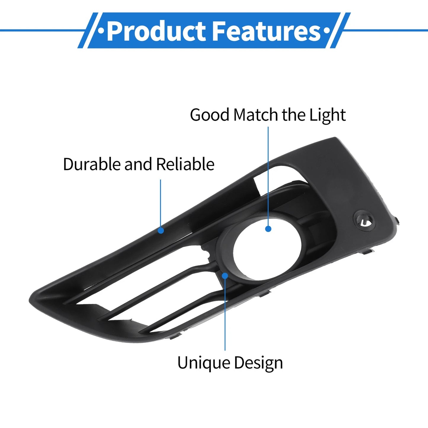Front Left Fog Light Grill for BMW 2 Series (2013-2018) - 1 x Piece