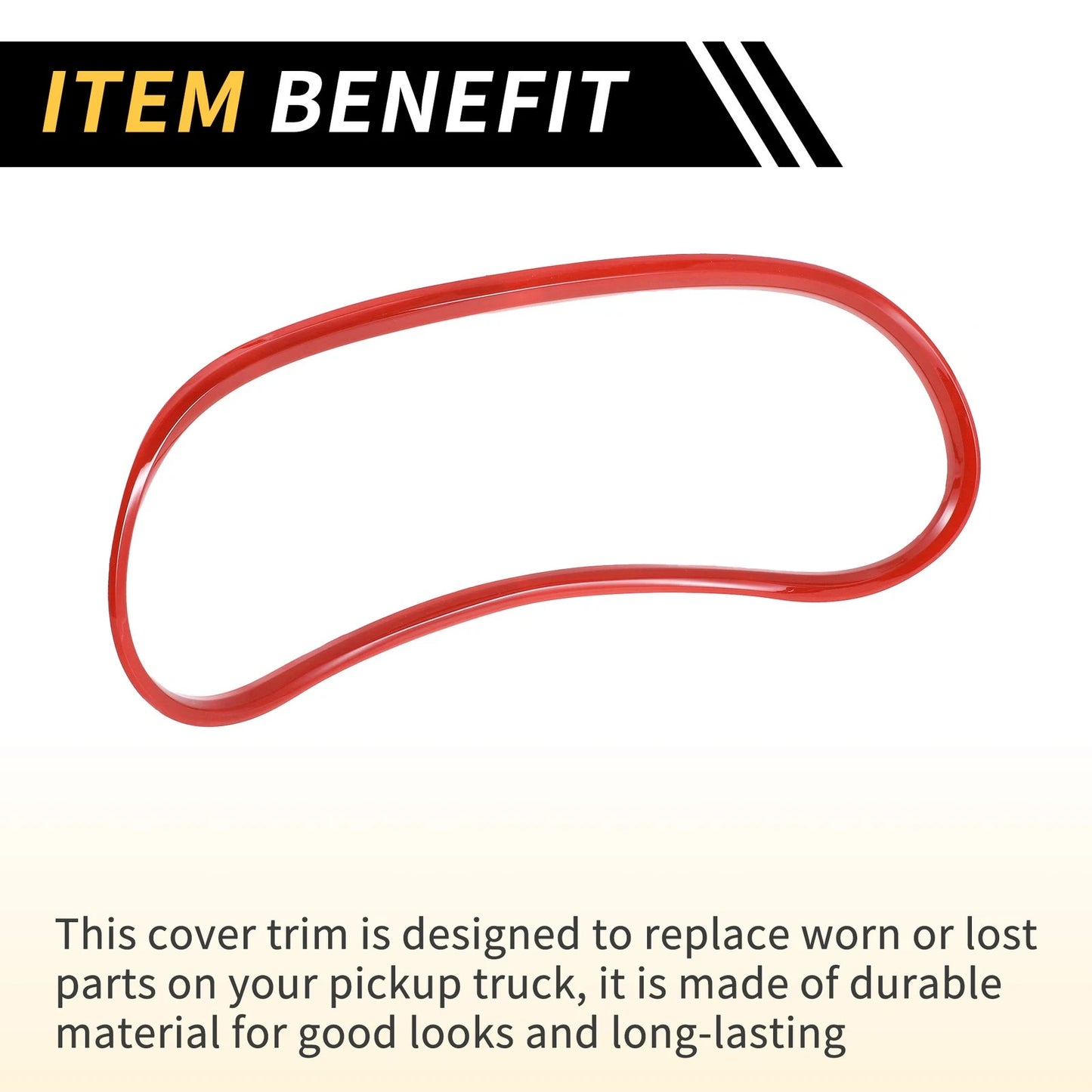 Dashboard Meter Panel Frame Cover for Jeep Wrangler JK JKU (2011-2017) Red