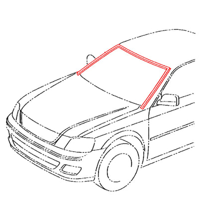 Chrome Windshield Moulding for Toyota Camry 2002-2006