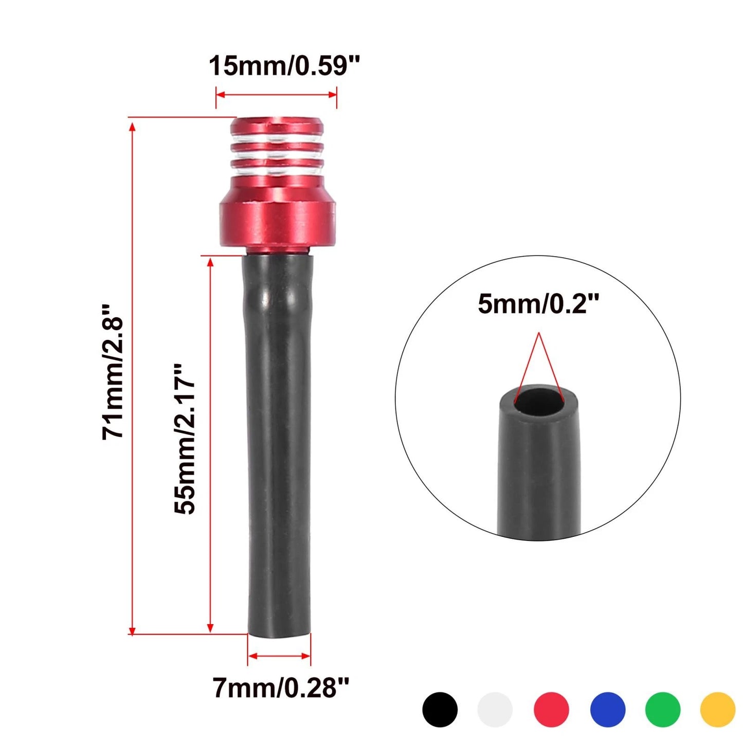 Gas Fuel Tank Cap Cover / Air Vent Hose for ATV Dirt Bike Motorcycle