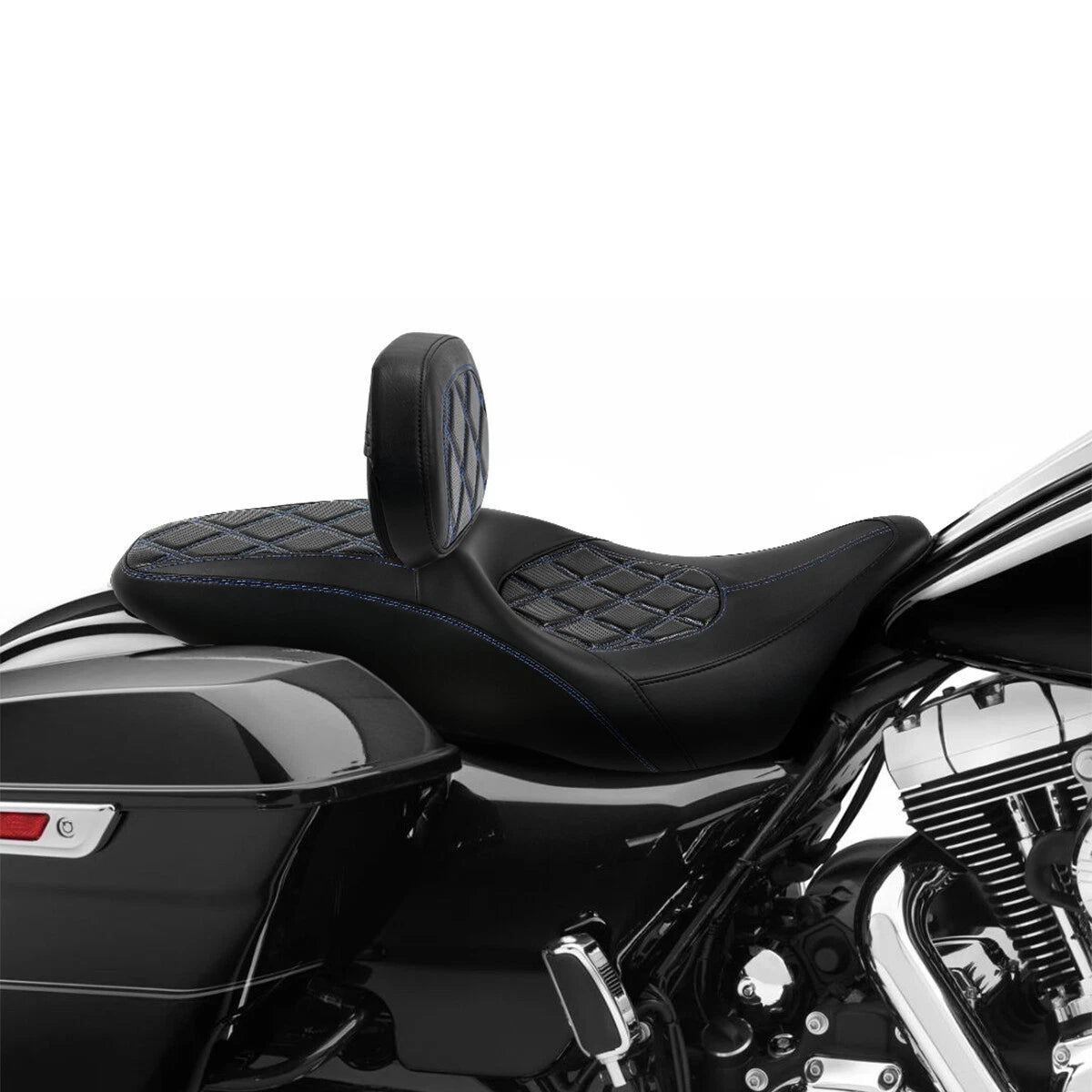 Driver & Passenger Seat Pad for Harley Electra Road King Glide (2009-2023)