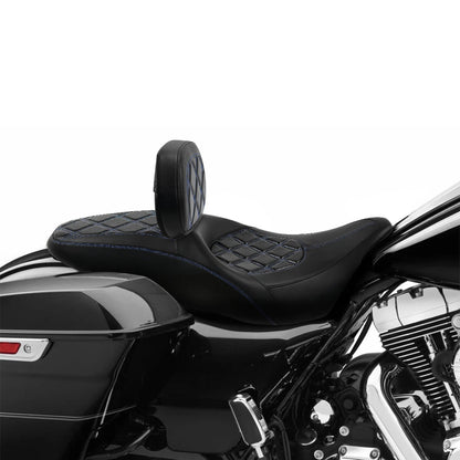 Driver & Passenger Seat Pad for Harley Electra Road King Glide (2009-2023)