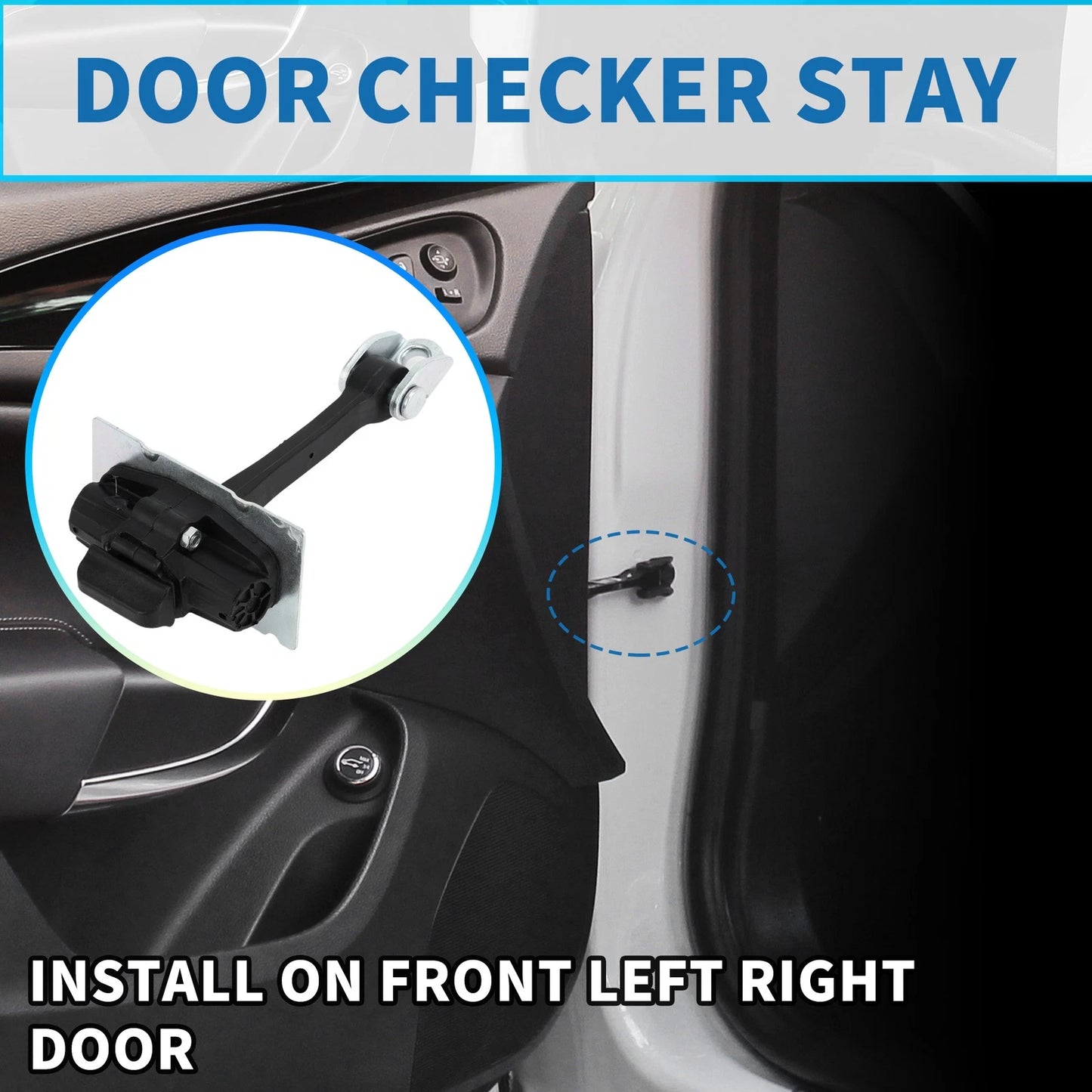 Front Door Check Strap Stopper for Citroen C-Elysee (2012-2023)