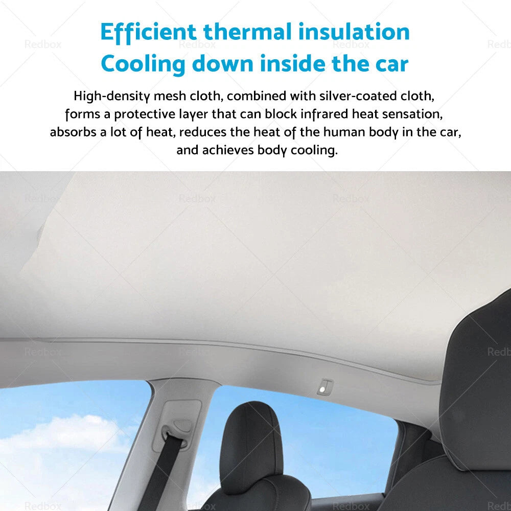 Sunroof Shade UV Film Blind for Tesla Model Y (2020-2023)
