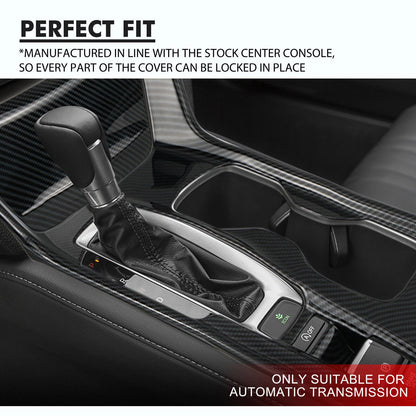 Carbon Fiber Interior Gear Shift Panel Cover for Honda Accord (2018-2022)