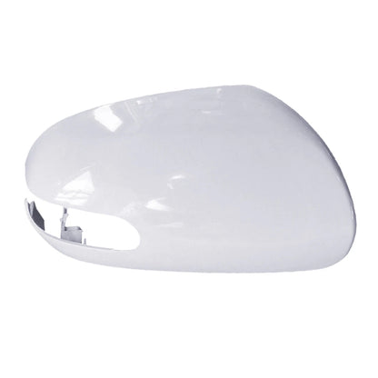 White Left & Right Door Mirror Cover Caps for Kia Forte (2009-2012)