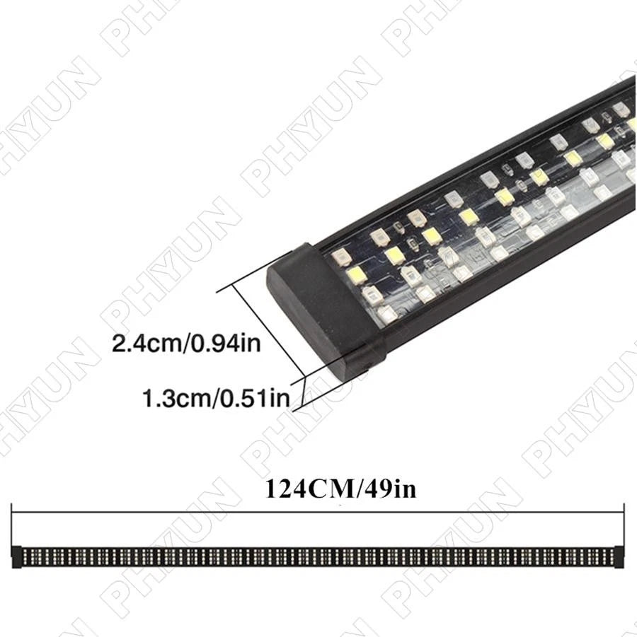 49" LED Tailgate Light Bar for Jeep Pickup SUV Dodge (2010-2023)